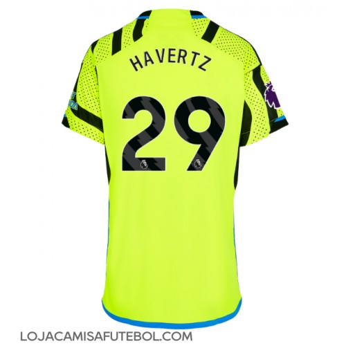 Camisa de Futebol Arsenal Kai Havertz #29 Equipamento Secundário Mulheres 2023-24 Manga Curta